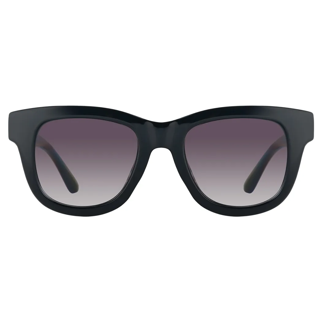 Oval Black Sunglasses