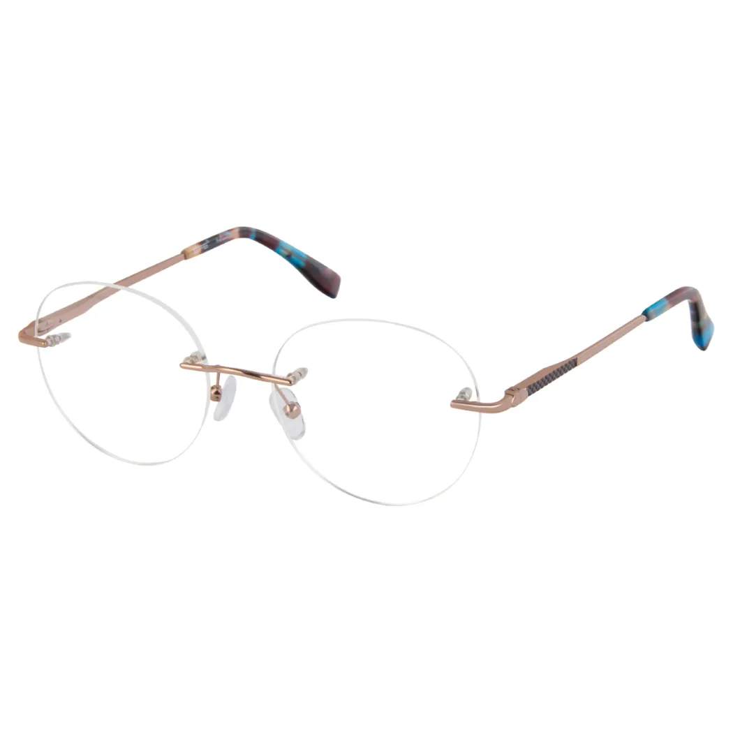 Round Gold Eyeglasses