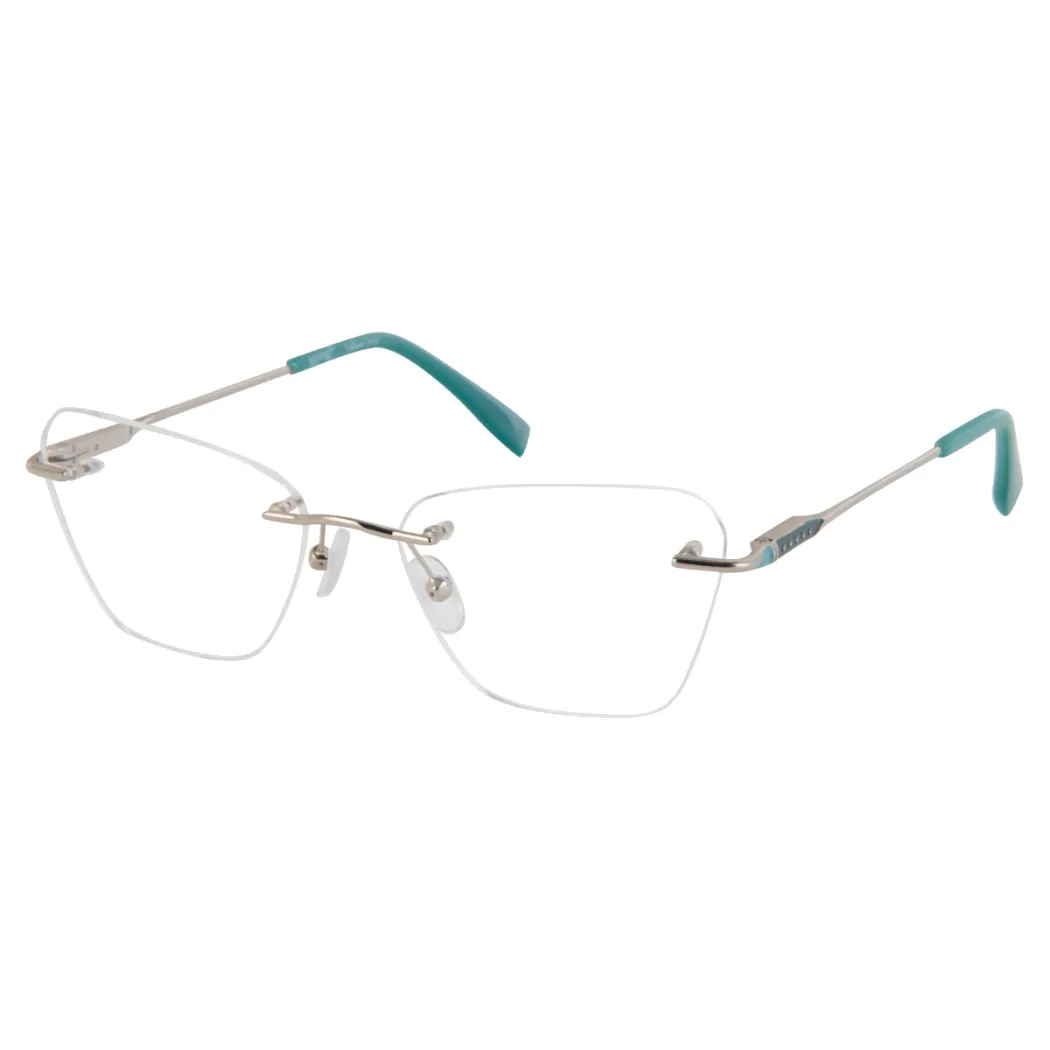 Cat-eye Green Eyeglasses