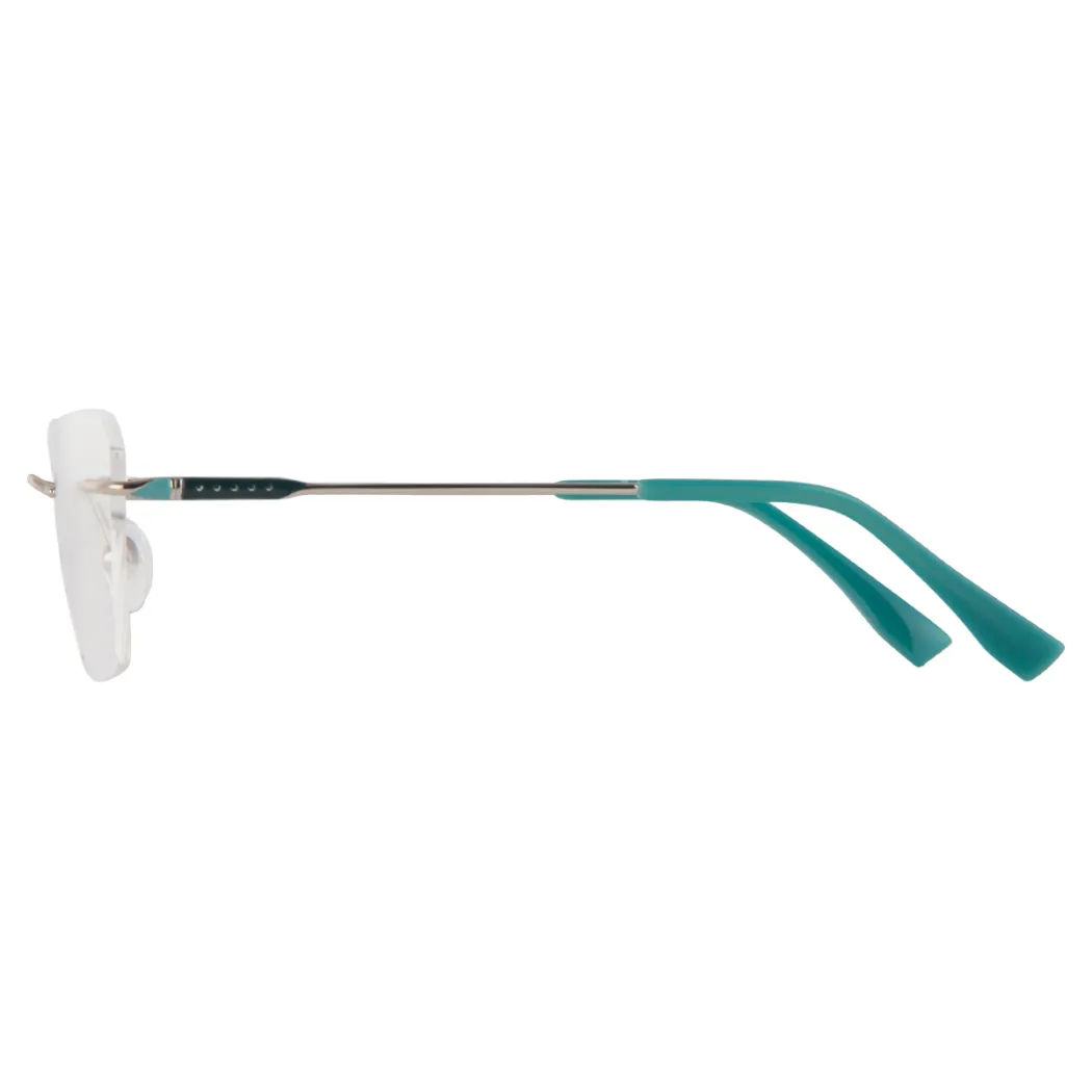 Cat-eye Green Eyeglasses