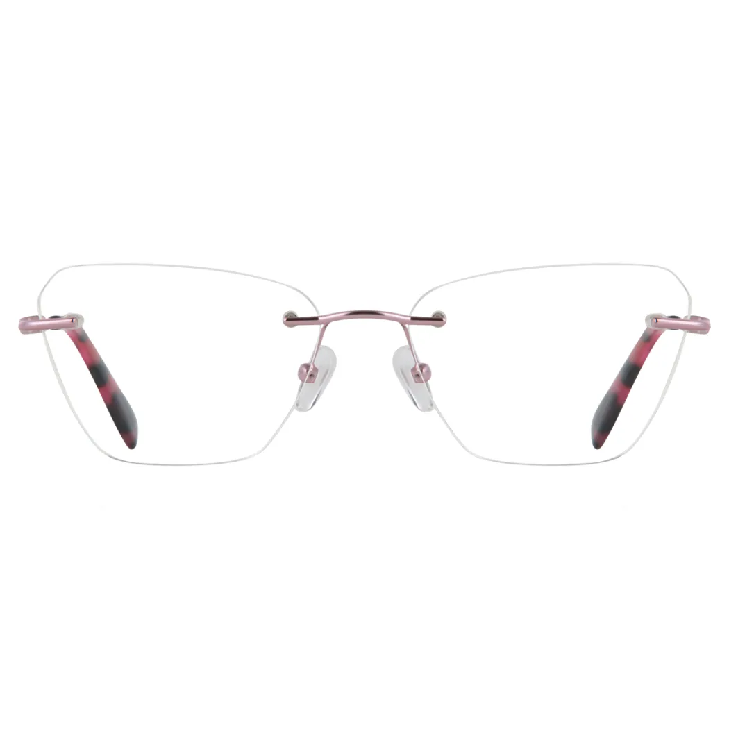 Cat-eye Pink Eyeglasses