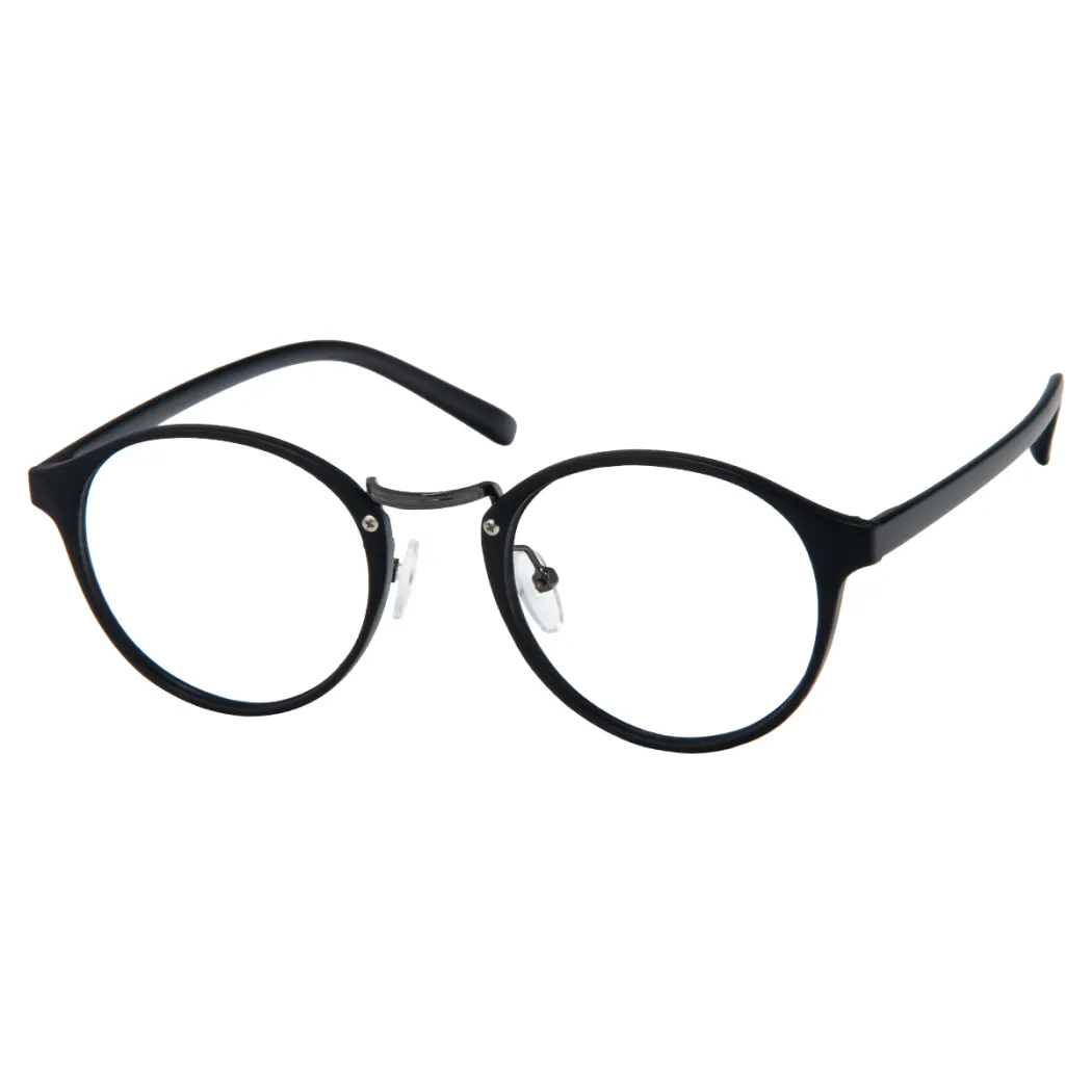 Round Black Eyeglasses