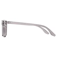 Square Transparent Gray Eyeglasses
