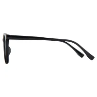 Square Black Eyeglasses