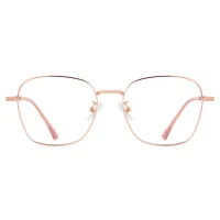Square Rose Gold Eyeglasses