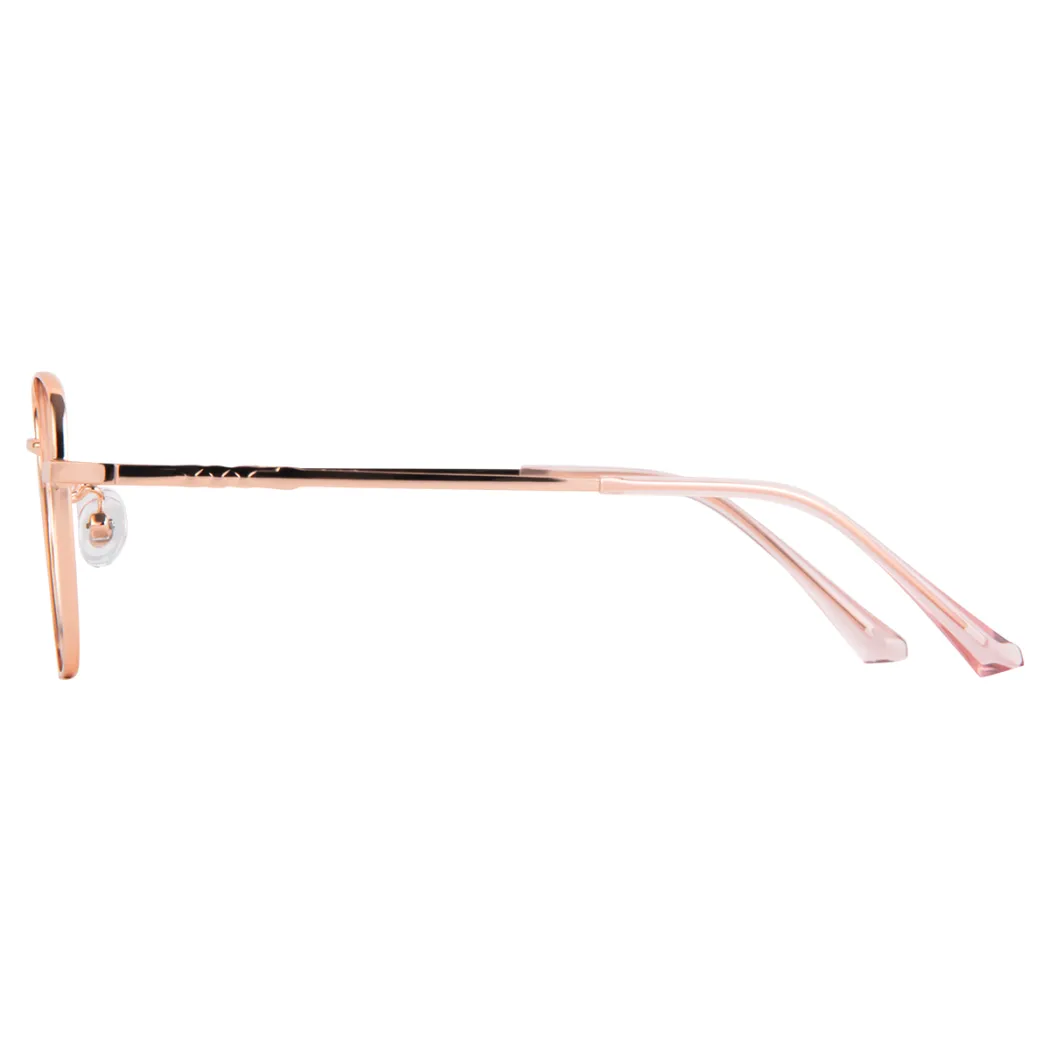 Square Rose Gold Eyeglasses