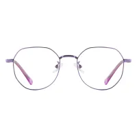 Square Purple Reading Glasses