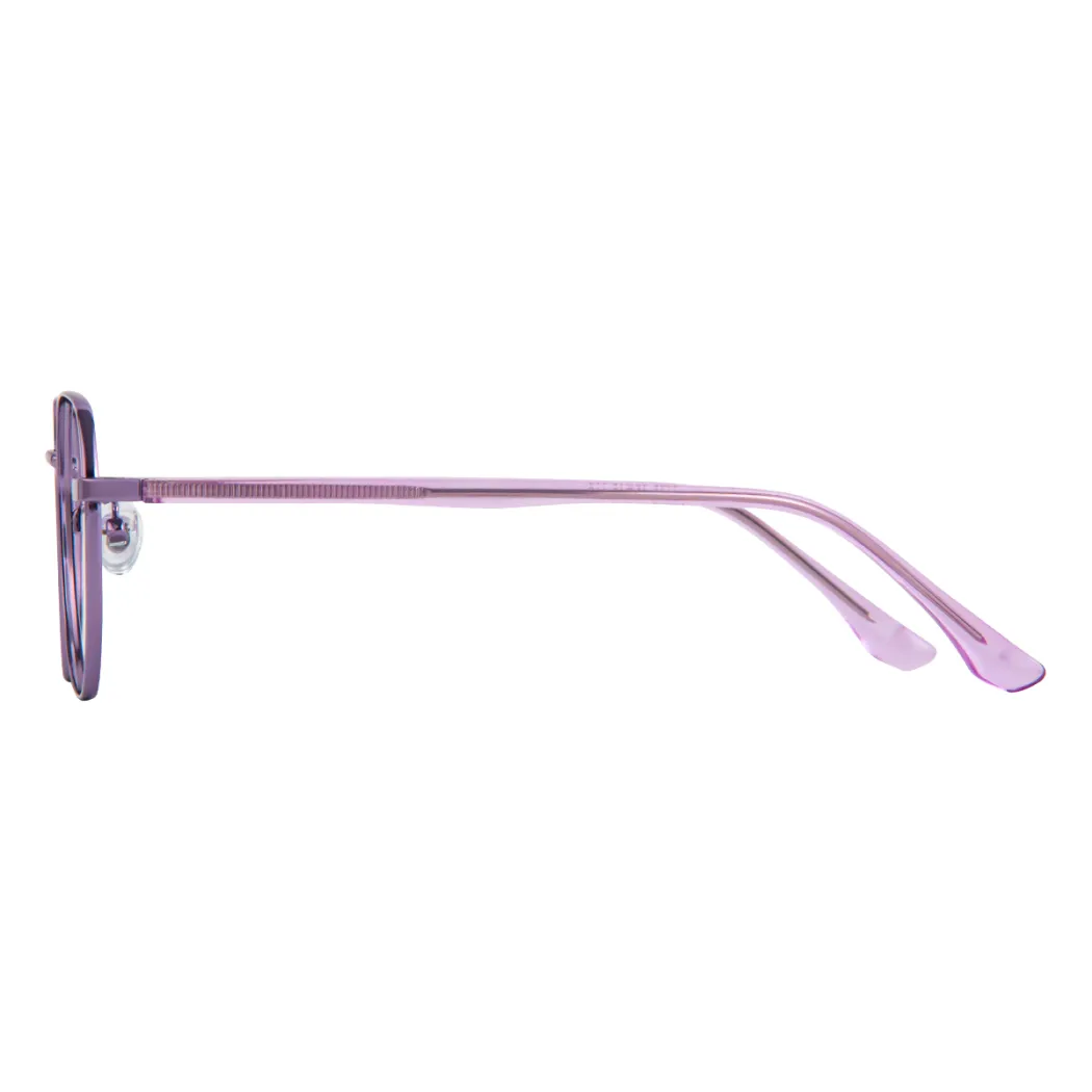 Square Purple Reading Glasses