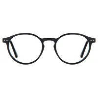 Round Black Eyeglasses