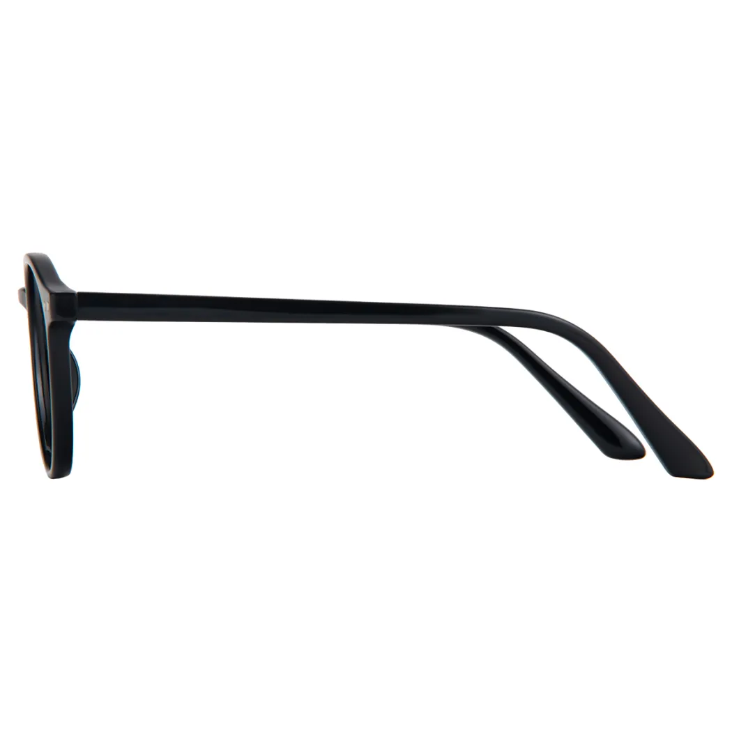 Round Black Eyeglasses