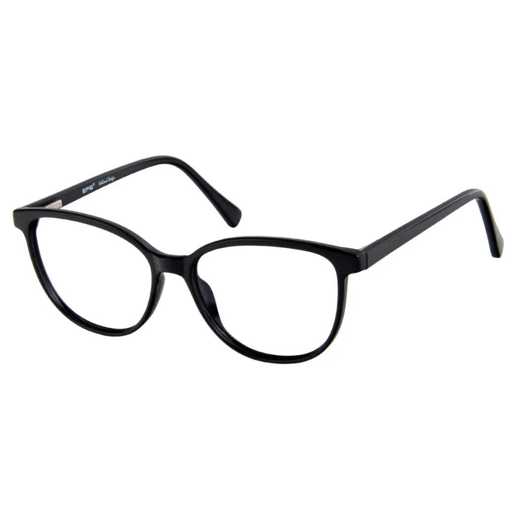 Oval Black Eyeglasses