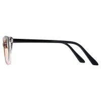 Cat-eye Black/Brown Eyeglasses