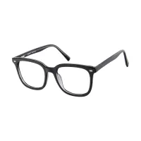Square Black/Clear Reading Glasses