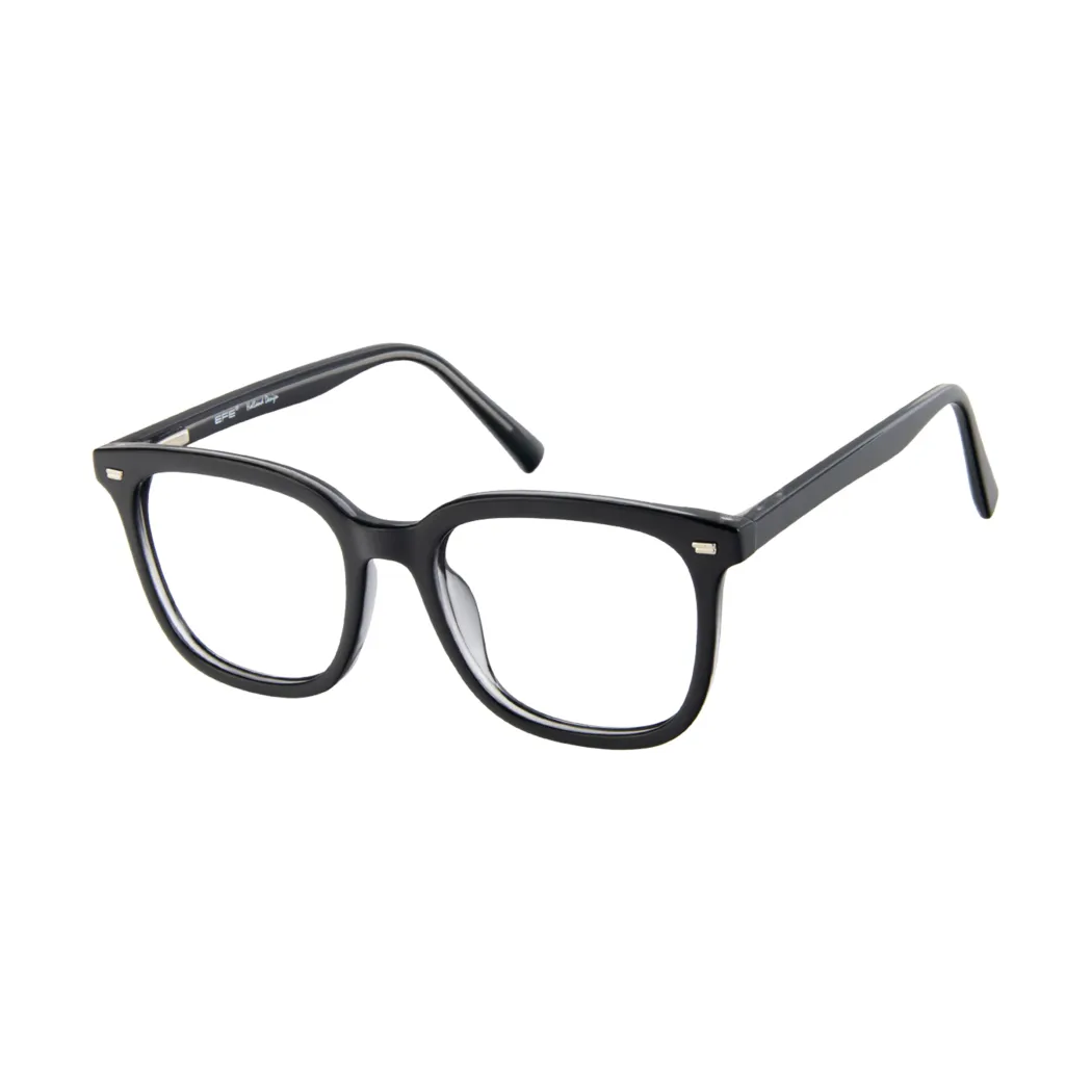 Square Black/Clear Reading Glasses