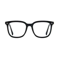 Square Black/Clear Reading Glasses