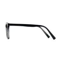Square Black/Clear Reading Glasses