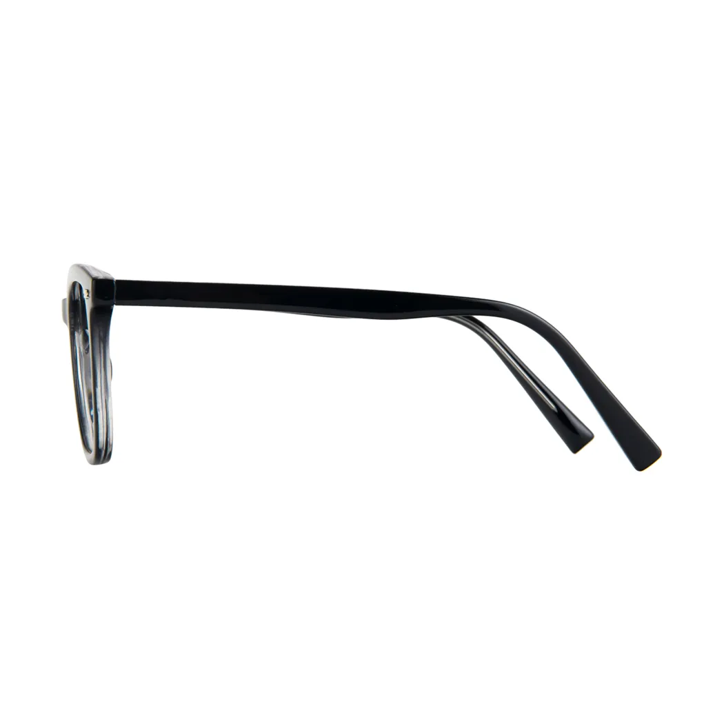 Square Black/Clear Reading Glasses