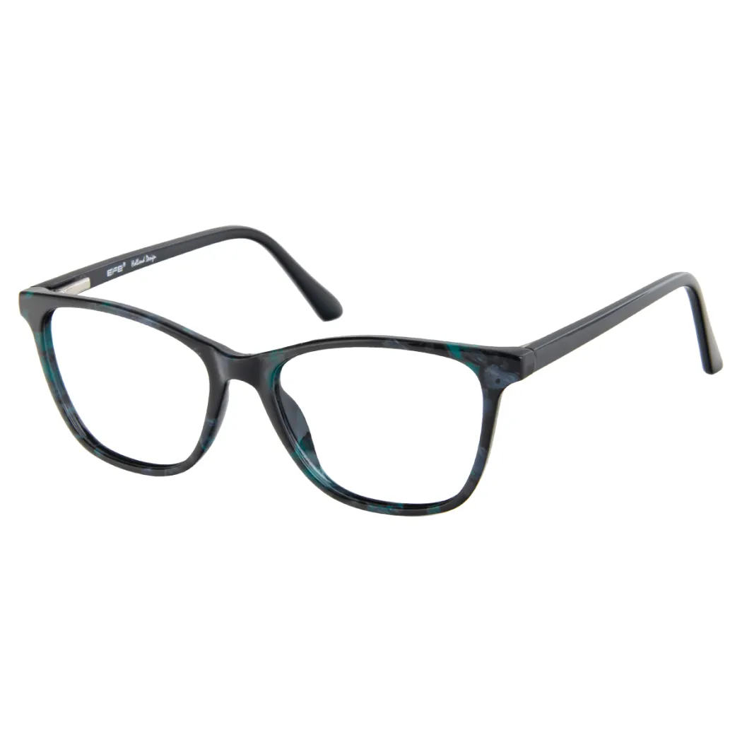 Square Black/Blue Eyeglasses