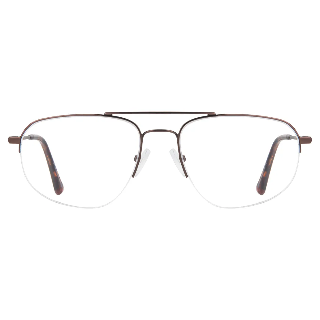 Aviator Brown Eyeglasses