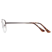 Aviator Brown Eyeglasses
