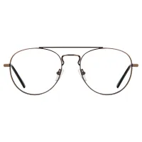 Aviator Brown Eyeglasses