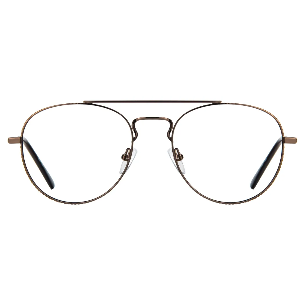 Aviator Brown Eyeglasses