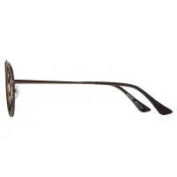 Aviator Brown Eyeglasses