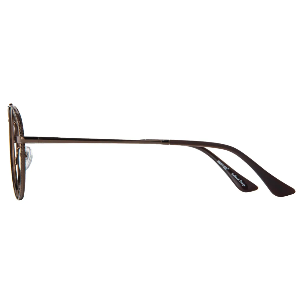 Aviator Brown Eyeglasses
