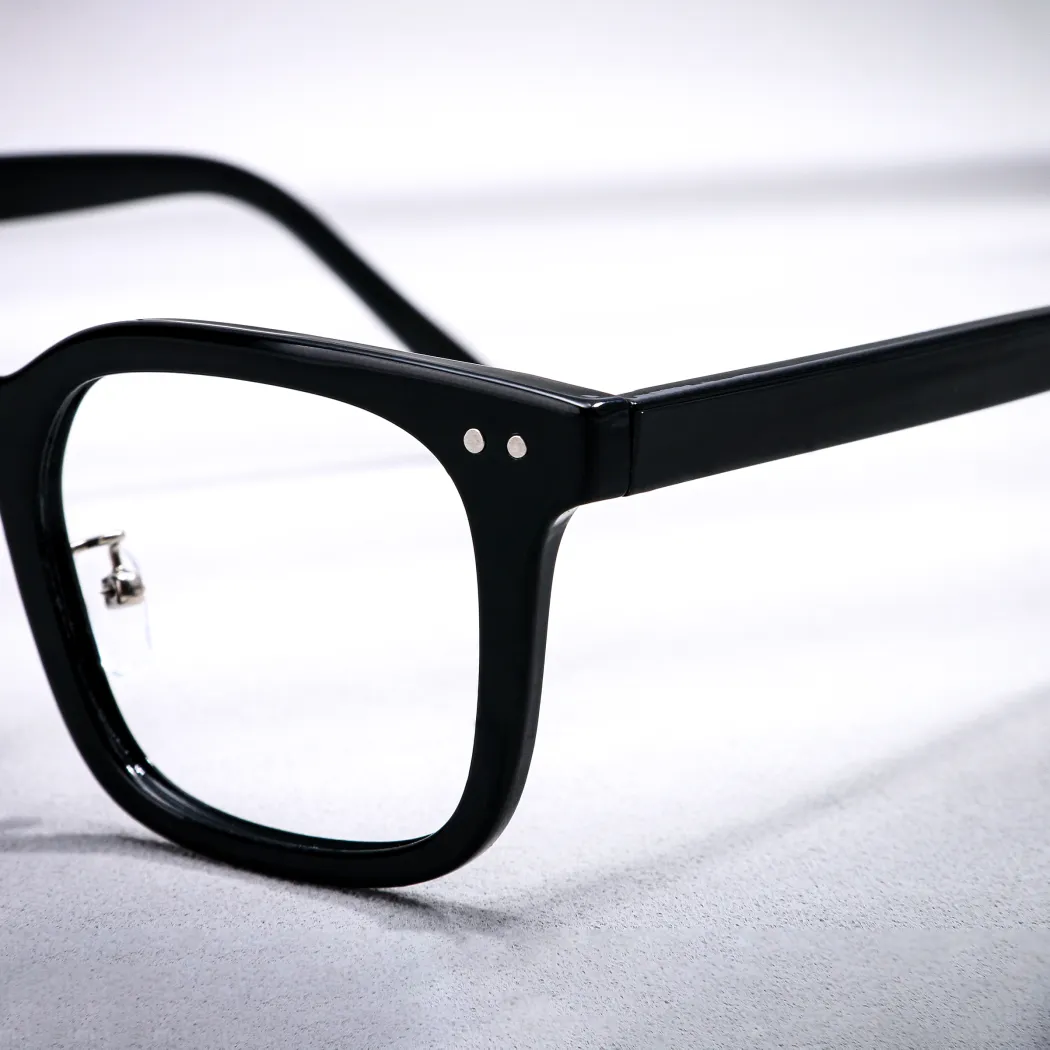 Square Black Eyeglasses