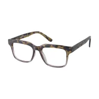 Rectangle Dark Tortoiseshell Eyeglasses