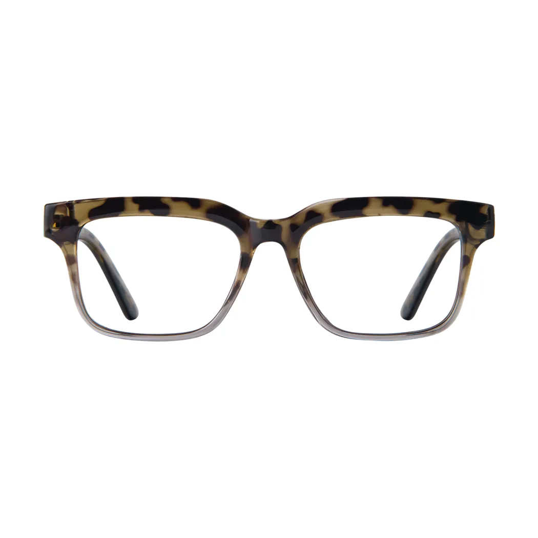 Rectangle Dark Tortoiseshell Eyeglasses