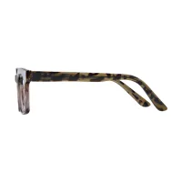 Rectangle Dark Tortoiseshell Eyeglasses