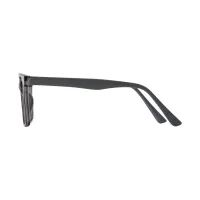 Square Transparent Gray Eyeglasses