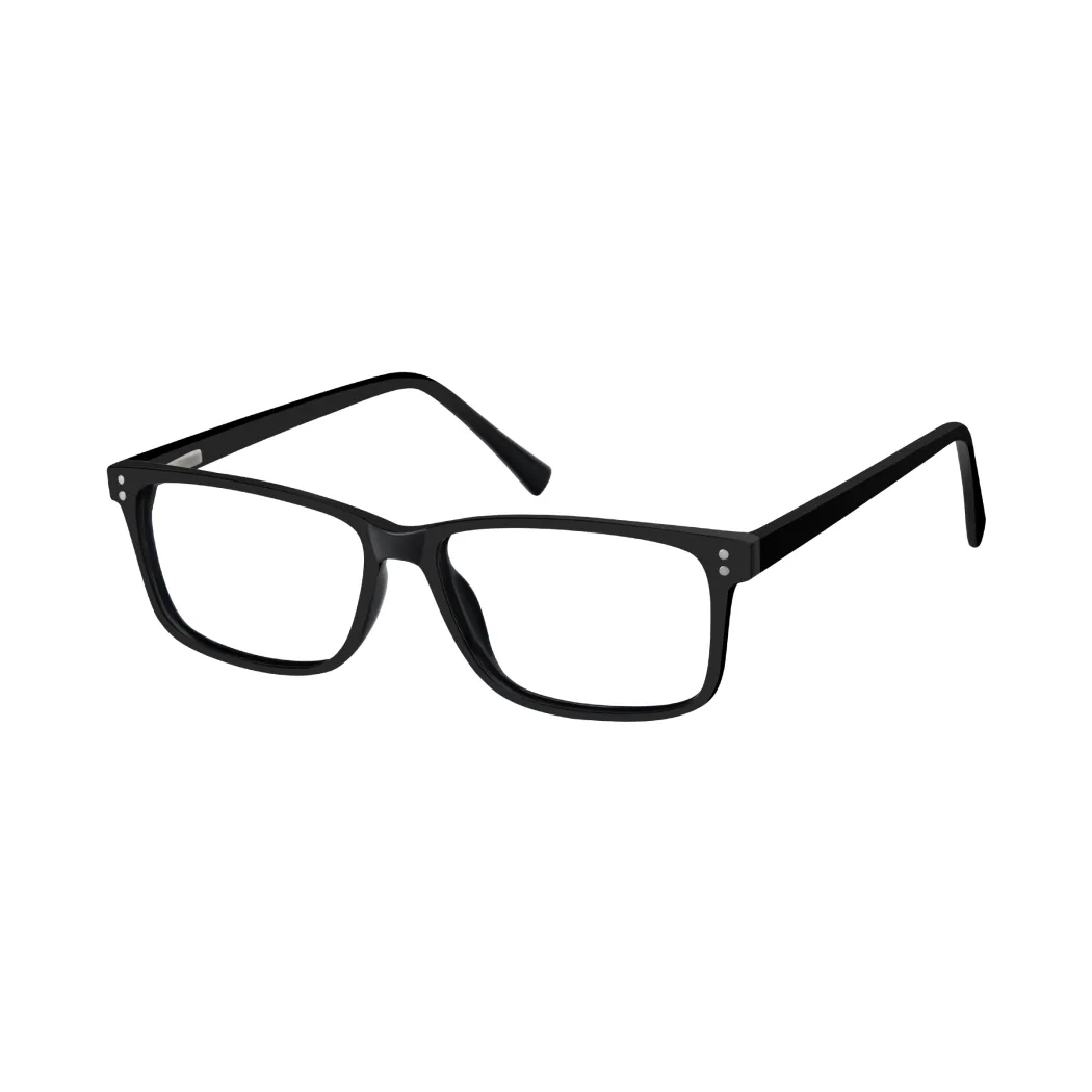 Rectangle Black Eyeglasses