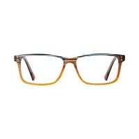 Rectangle Blue/Orange Eyeglasses