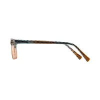 Rectangle Blue/Orange Eyeglasses