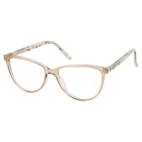 Cat-eye Transparent Amber Eyeglasses