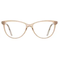 Cat-eye Transparent Amber Eyeglasses