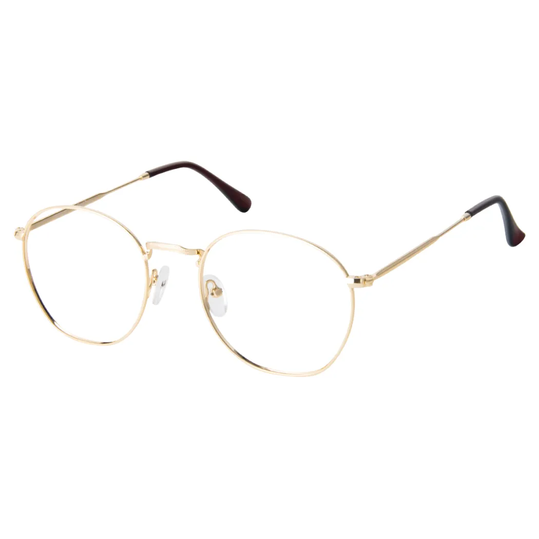 Round Gold Eyeglasses