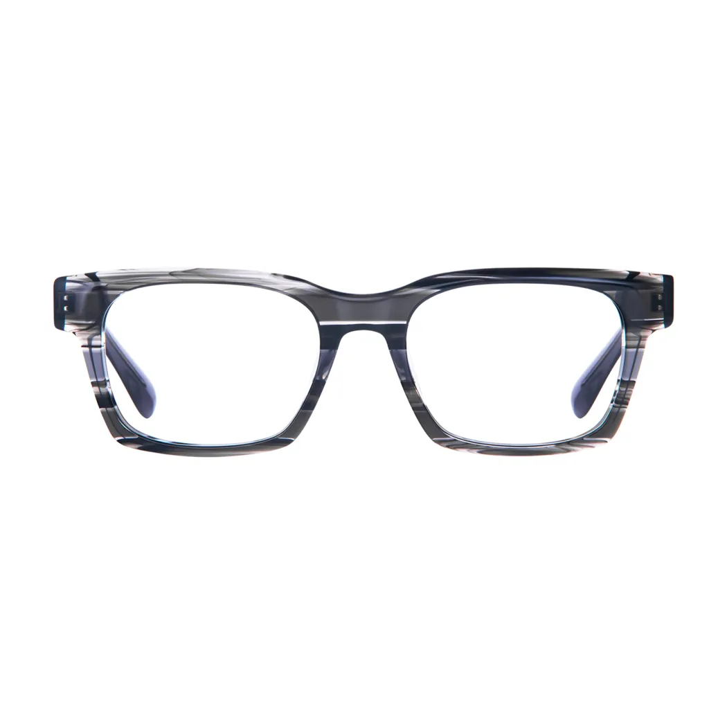 Square Black/Gray Eyeglasses