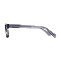 Square Black/Gray Eyeglasses