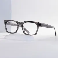 Square Black/Gray Eyeglasses