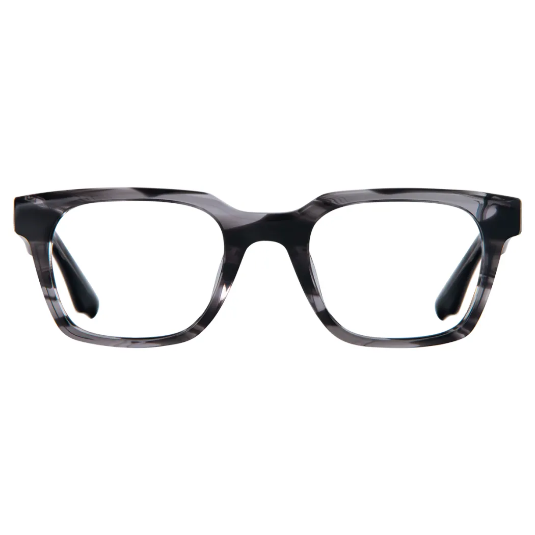 Rectangle Black/Gray Eyeglasses