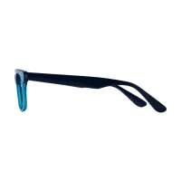 Rectangle Blue Eyeglasses