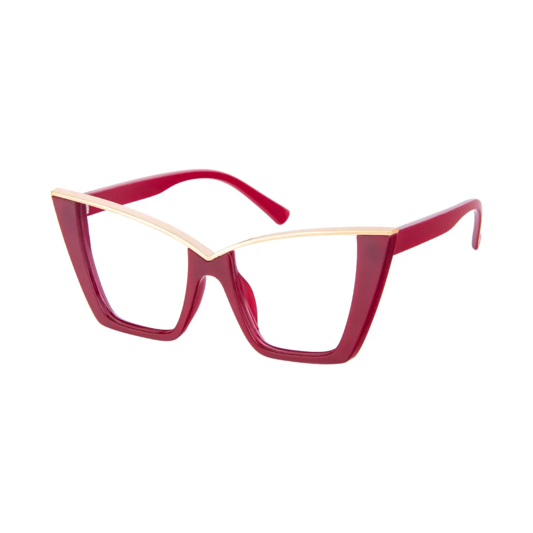 Cat-eye Red Eyeglasses