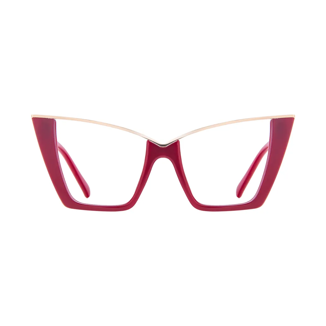 Cat-eye Red Eyeglasses
