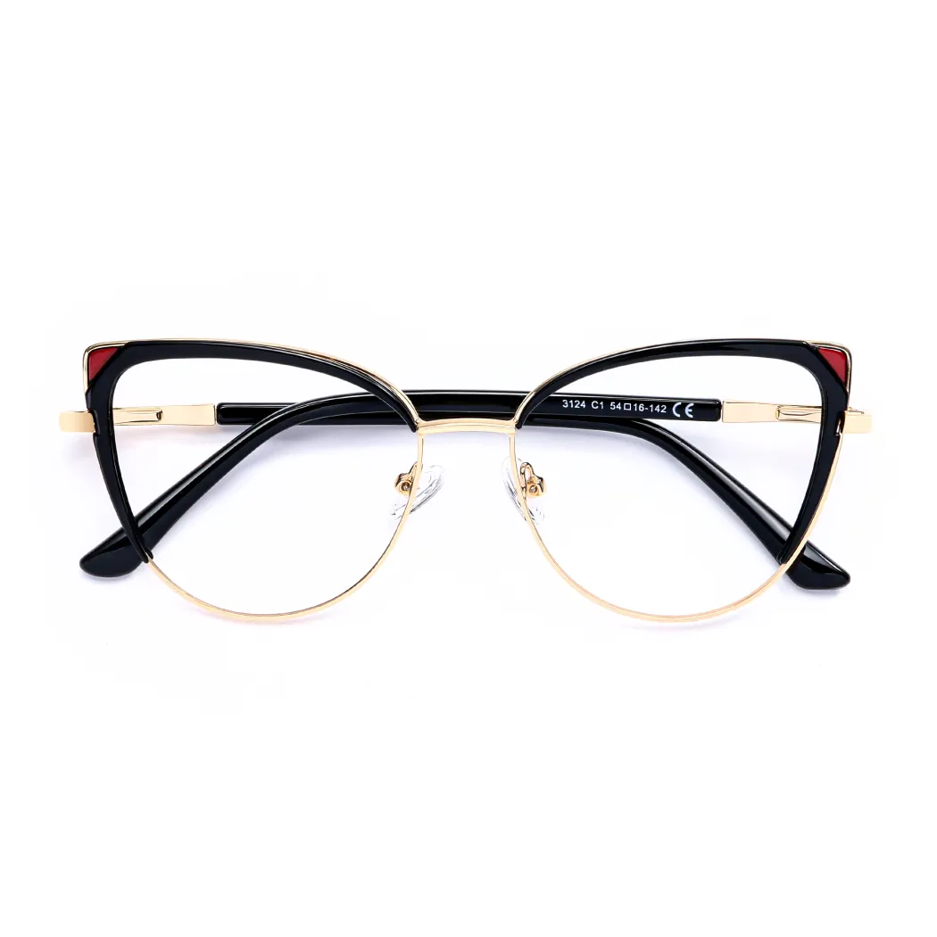 Cat-eye Black Eyeglasses