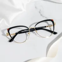 Cat-eye Black Eyeglasses