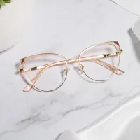 Cat-eye Pale Pink Eyeglasses