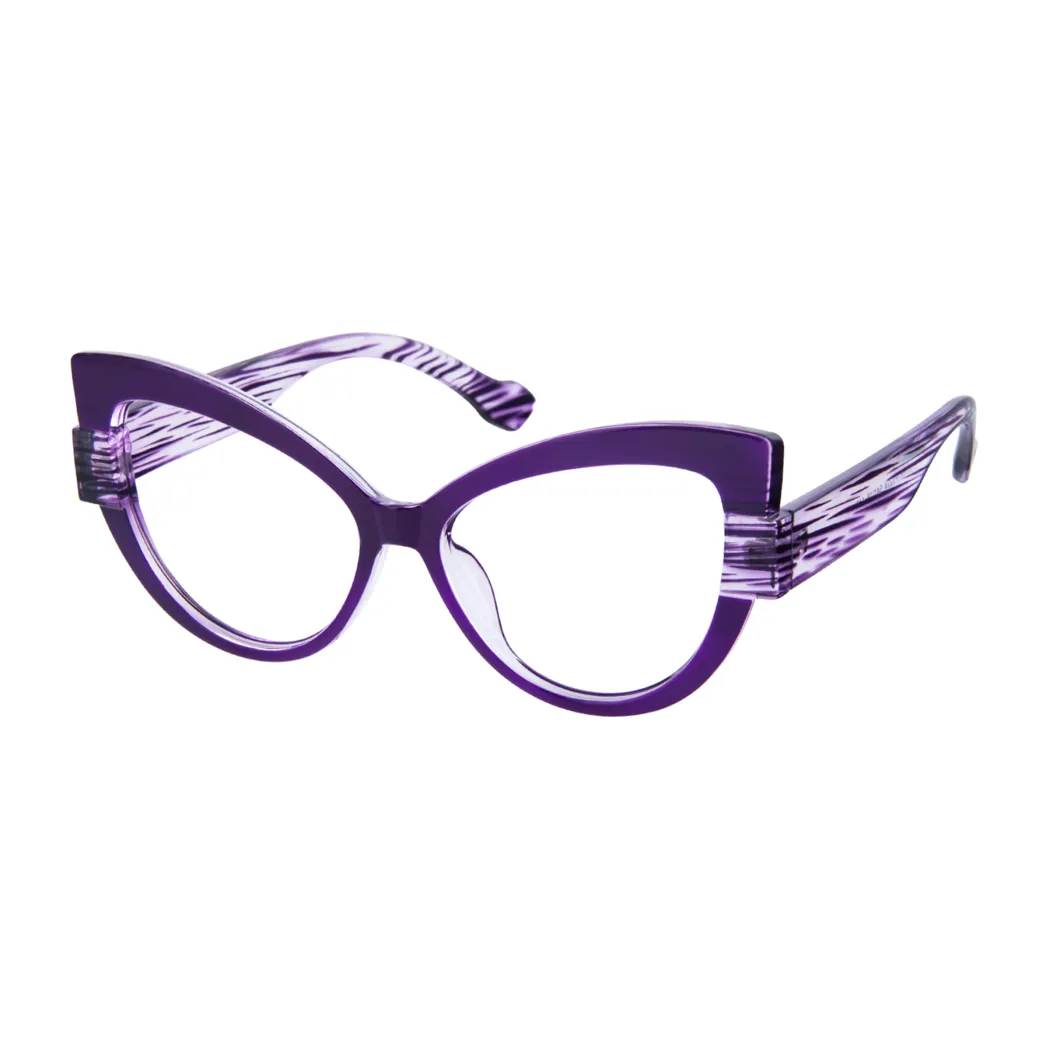 Cat-eye Purple Eyeglasses